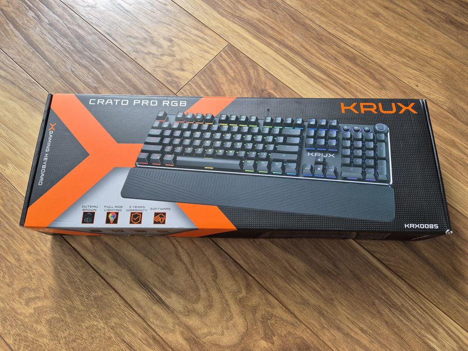 Klawiatura mechaniczna Krux Creato Pro RGB Outemu Brown