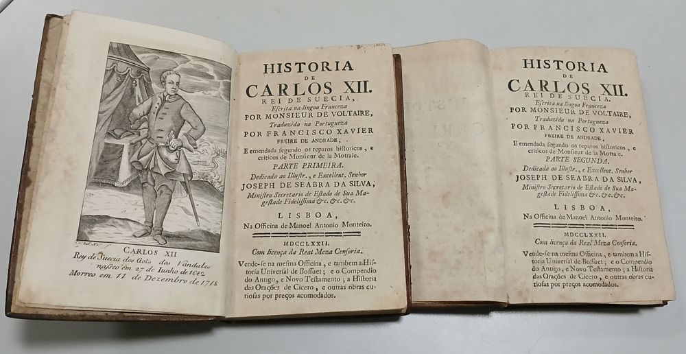 História de Carlos XII-rei de Suecia 1772