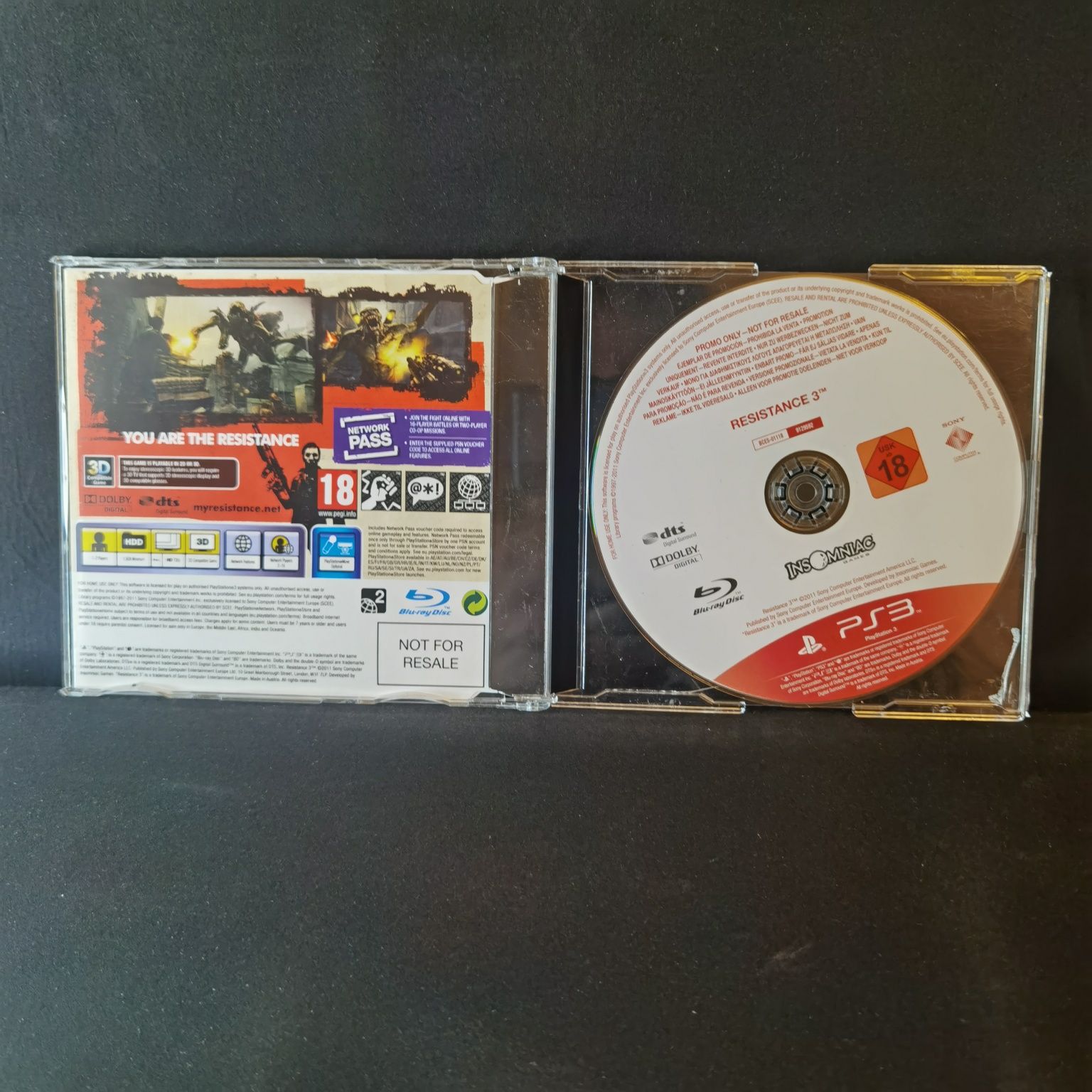 Resistance 3 PS3 Promo Kolekcionerskie