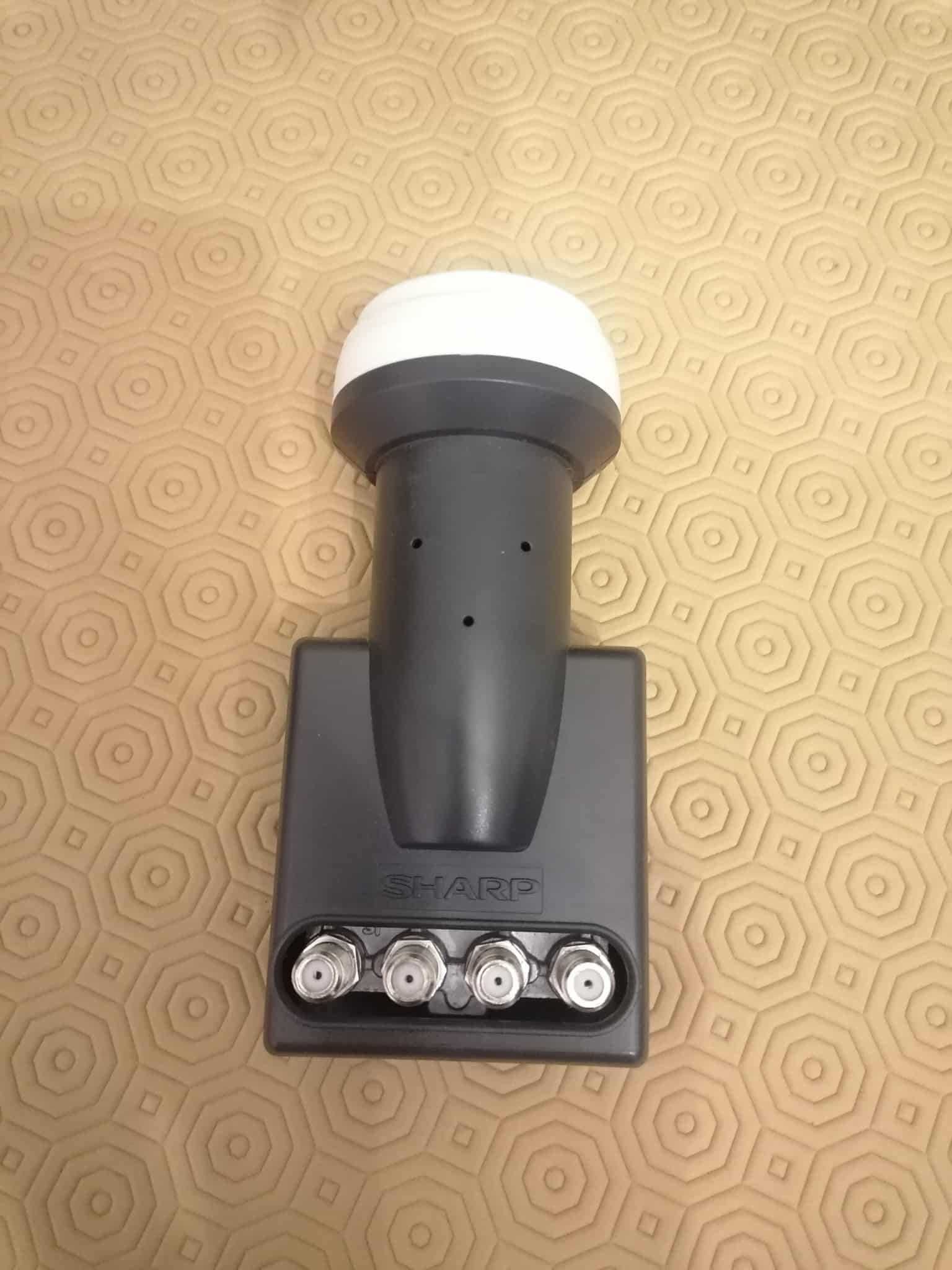 conversor LNB "Sharp" para antena parabólica