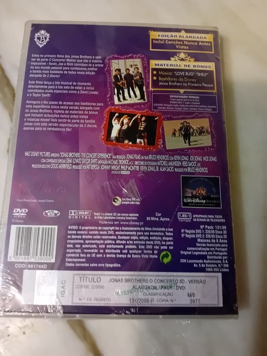 Dvd Jonas Brothers Novo