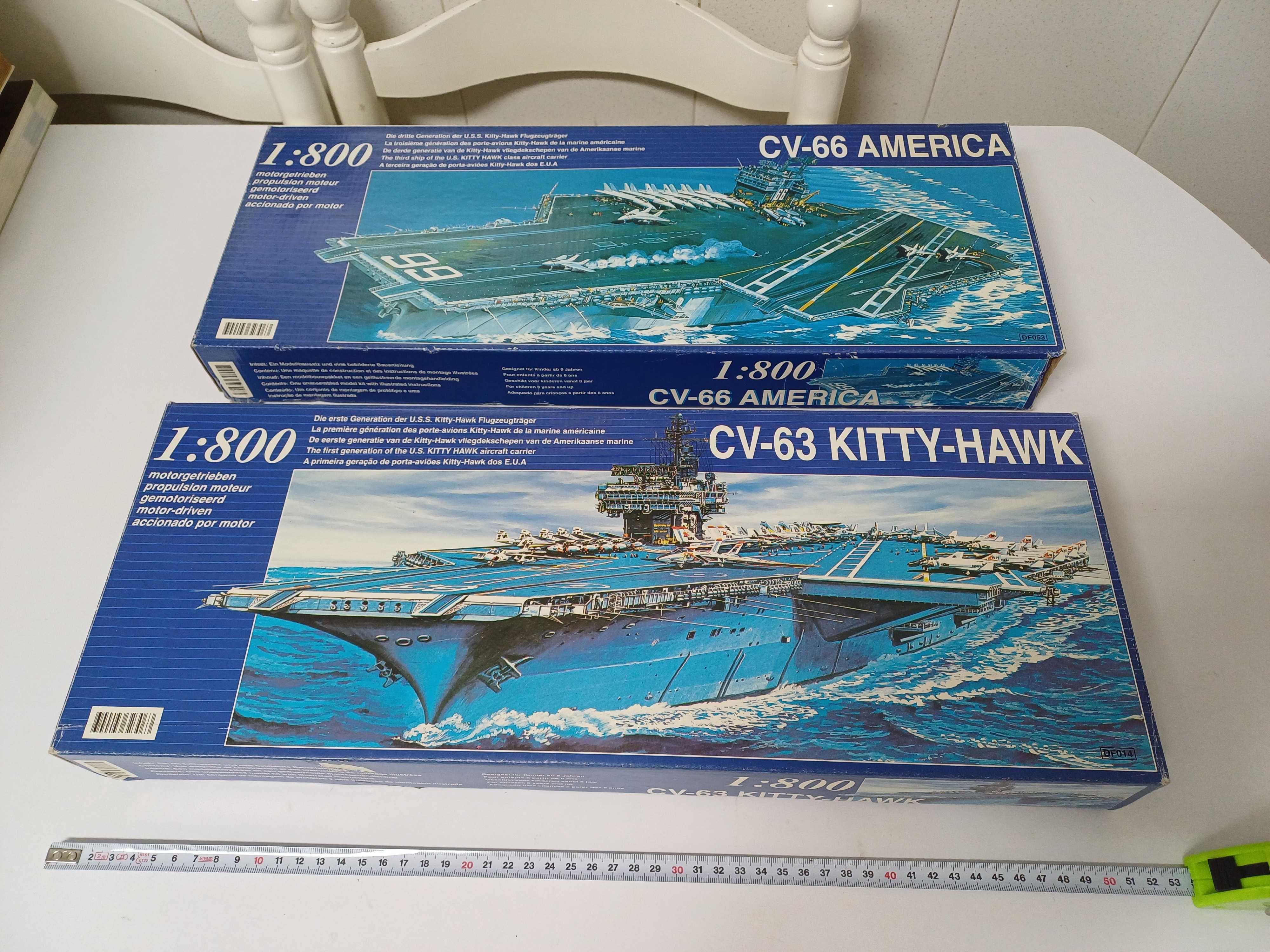 Porta aviões CV-66 América e CV-63 Kitty Hawk
