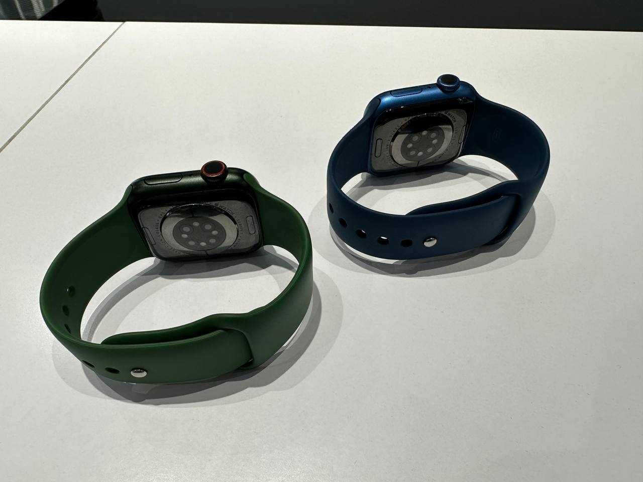 Apple Watch Series 7 41mm Blue/Green OpenBox. Гарантия