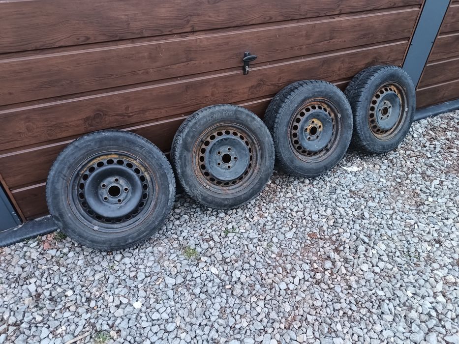 Koła opony zimowe felgi stalowe 5x112 195/65 R15 Passat B5 Audi A4 B6