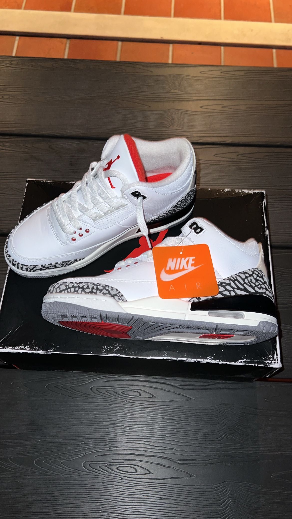 Jordan 3 white cement