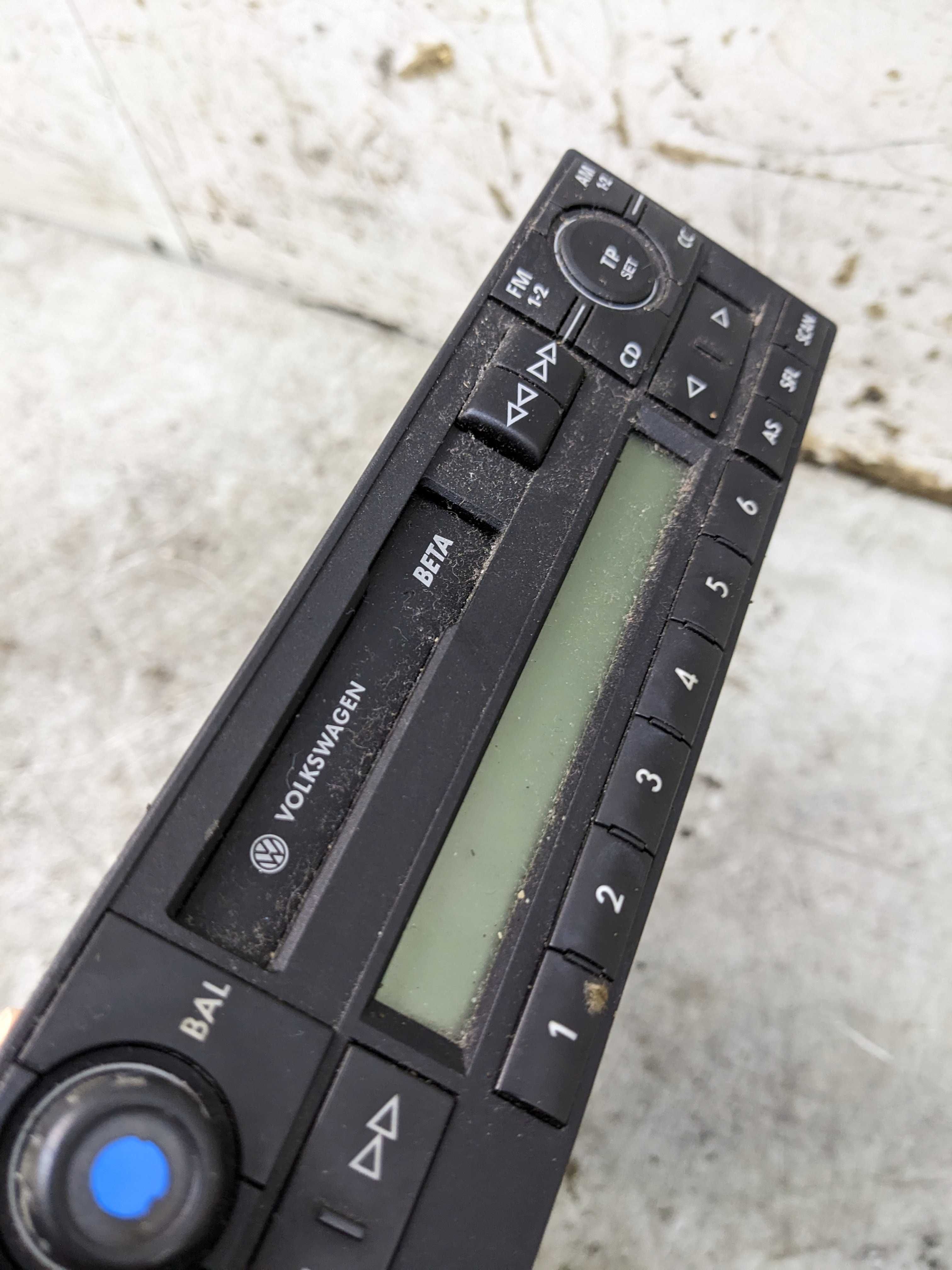 VW Volkswagen Passat B5 Radio Kasetowe Oryginalne Beta