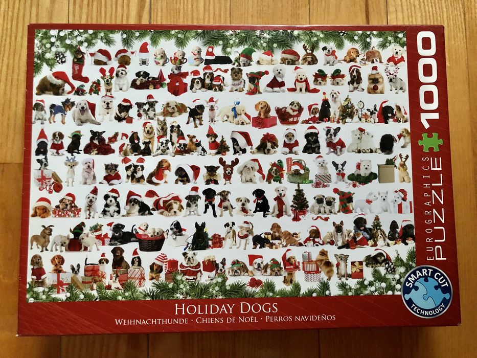 Puzzle "Świąteczne pieski" Eurographics