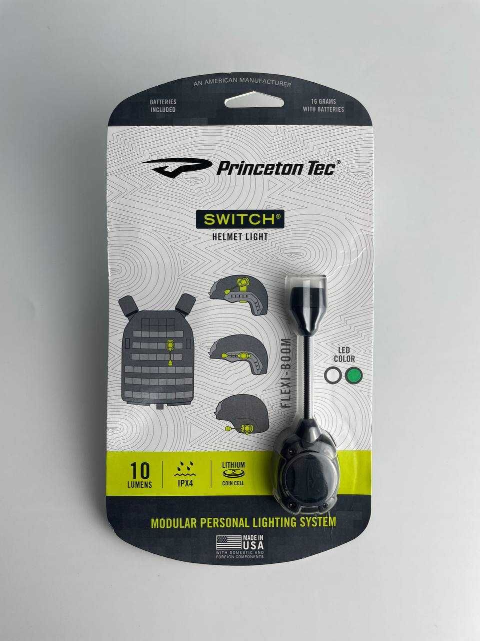 Тактичний ліхтар на шолом Princeton Tec Switch MPLS, Black, арт: 41817