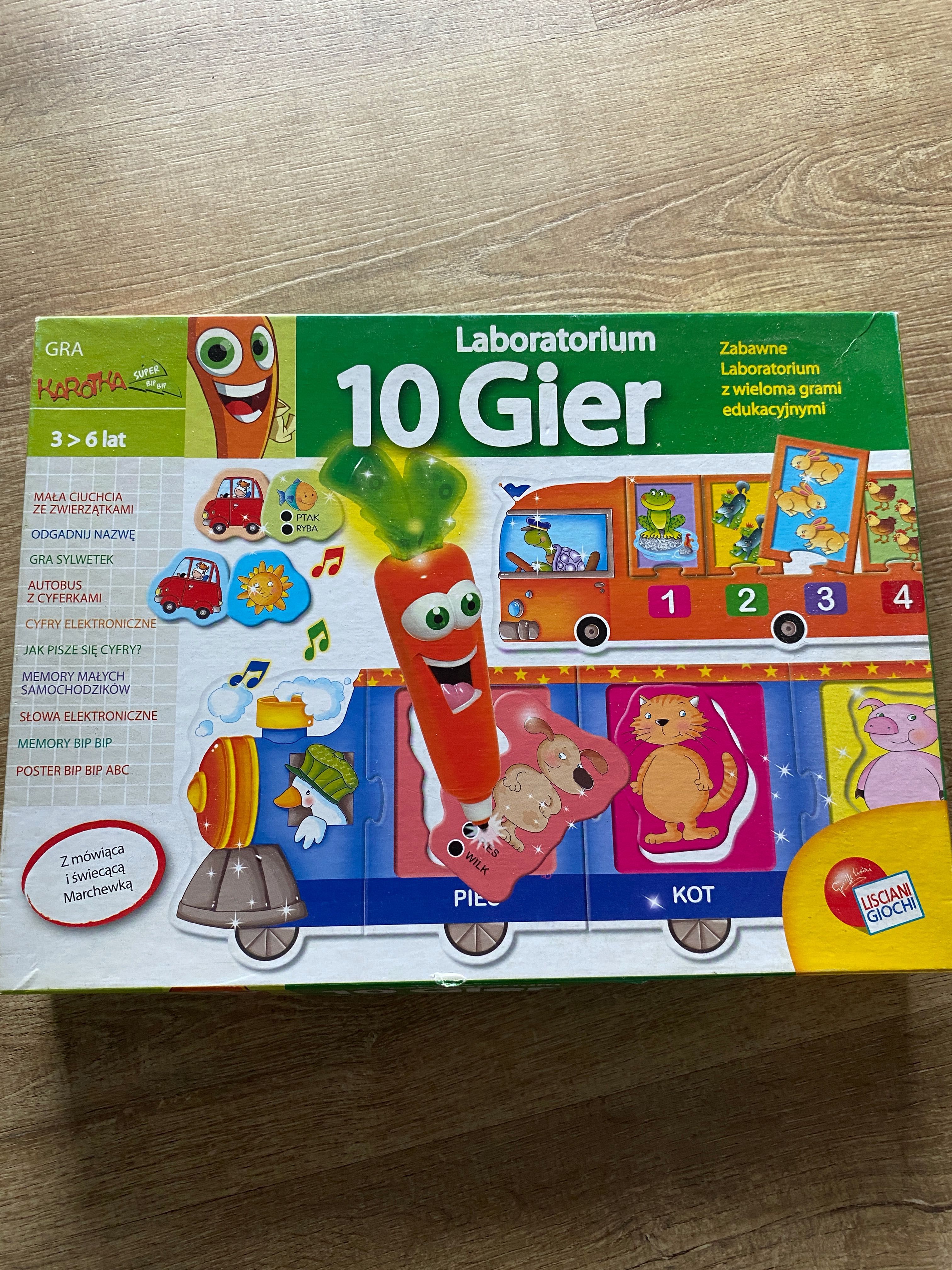 Gra edukacyjne, 10 gier, magiczna marchewka