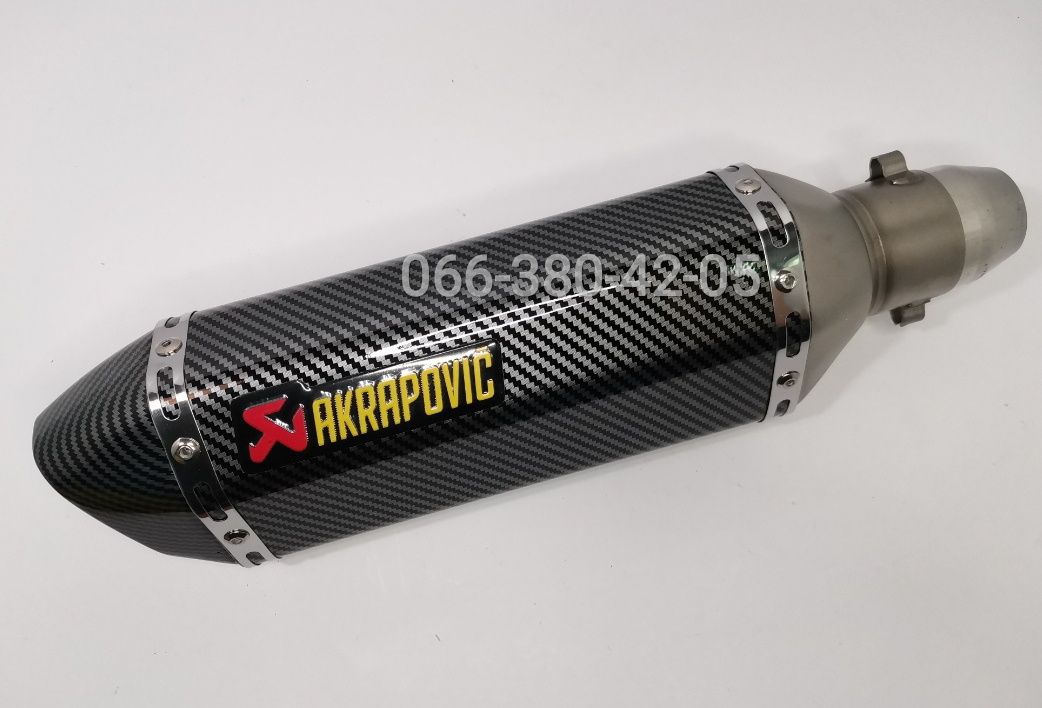 Прямоток акрапович, Akrapovic глушитель для мопеда, скутера, мотоцикла