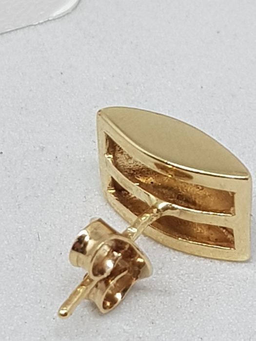 Złote kolczyki z cyrkoniami złoto 585