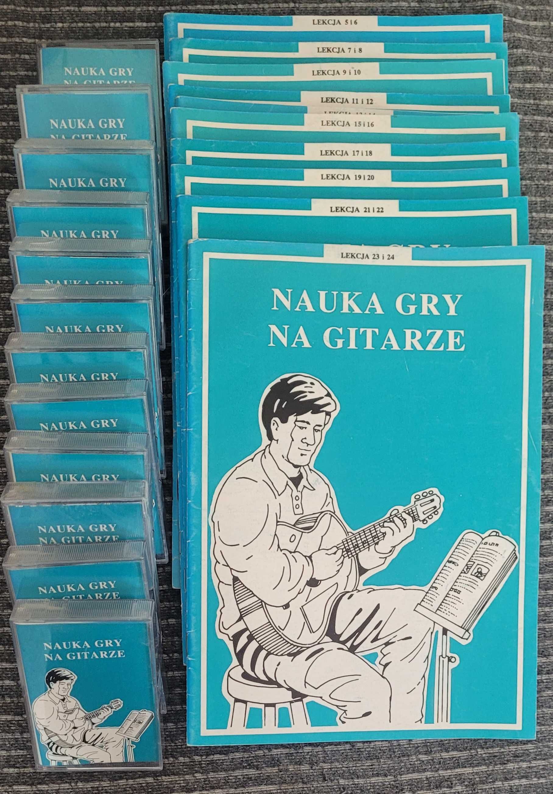 Kurs ESKK nauki gry na gitarze- kasety+zeszyty
