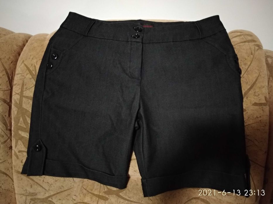 Шорти жіночі чорні шорти джинс стрейч