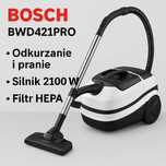 Odkurzacz piorący Bosch BWD421PRO 2100W AquaWash&Clean • Nowy!