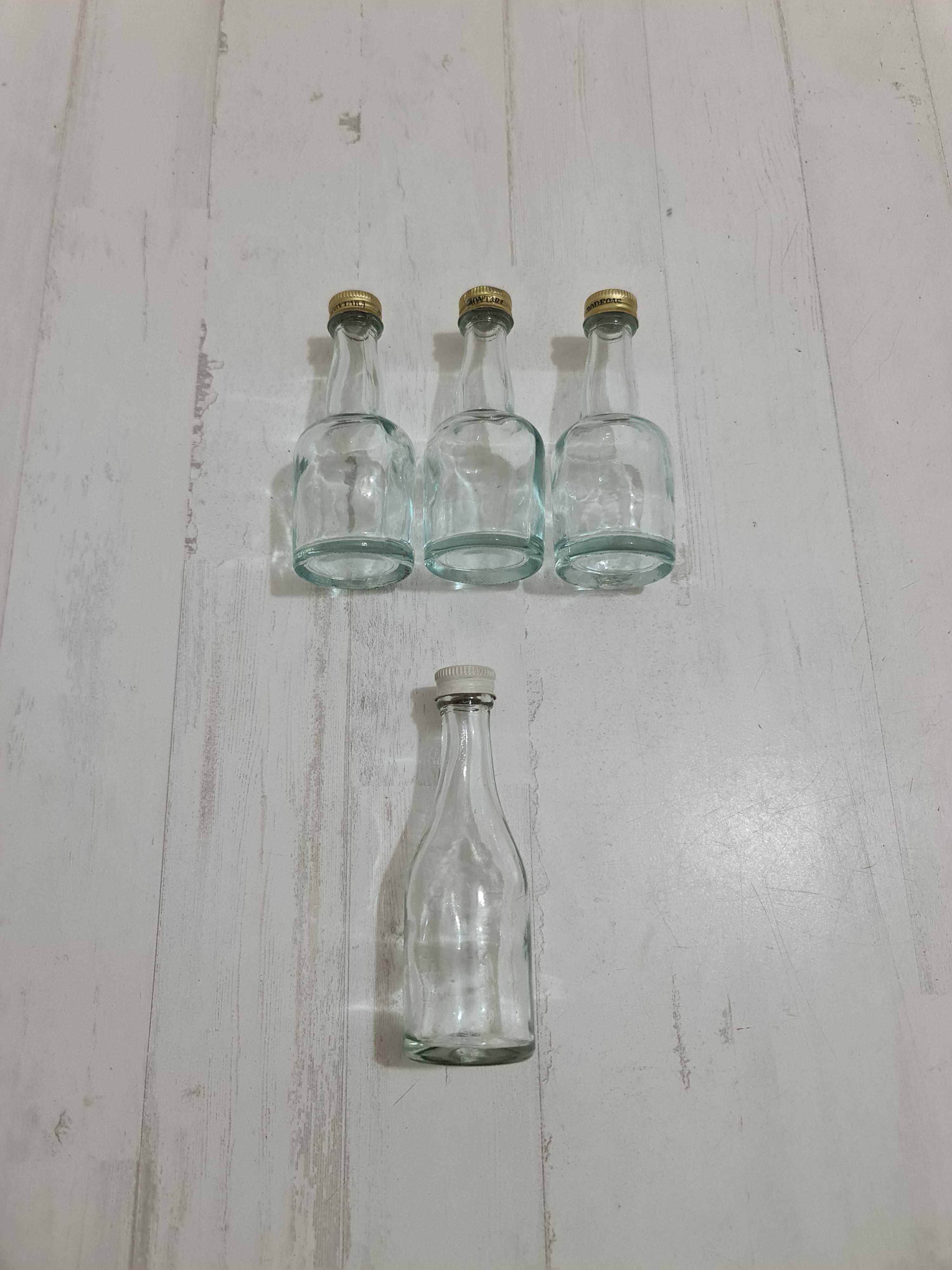 Coleção Conjunto Lote Pack Garrafas de Vidro Pequenas Amostras Vintage