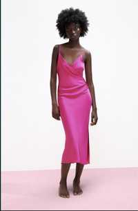Sukienka różowa Zara rozmiar XS nowa