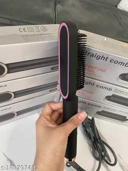 Escova alisadora de cabelo