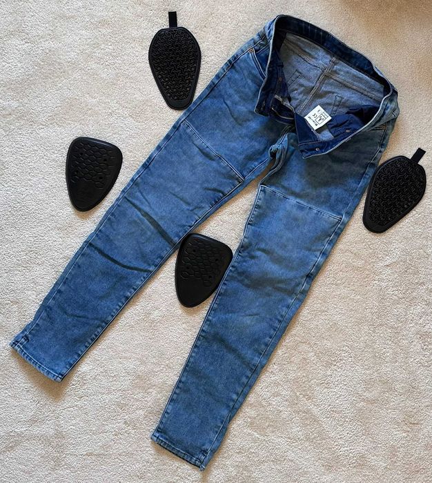 Calças DAINESE DENIM Stone Slim femininas LIGHT-BLUE - Oportunidade!