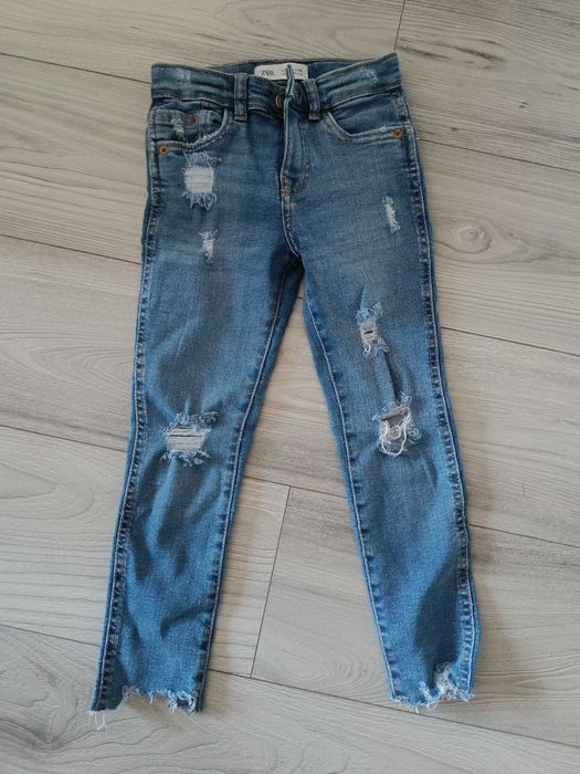 Jeansy dziewczęce zara 116