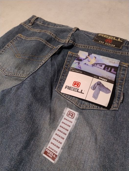 Джинсы REELL nn jeans широкі джинси baggy soutpole ecko sk8 rap