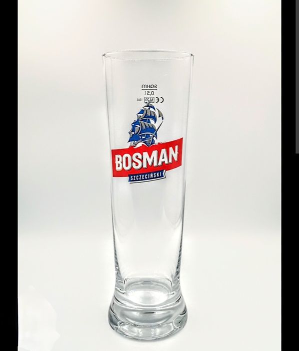 Okazja pokal  kufel szklanki do piwa Bosman Szczeciński poj. 0,5L 11 s