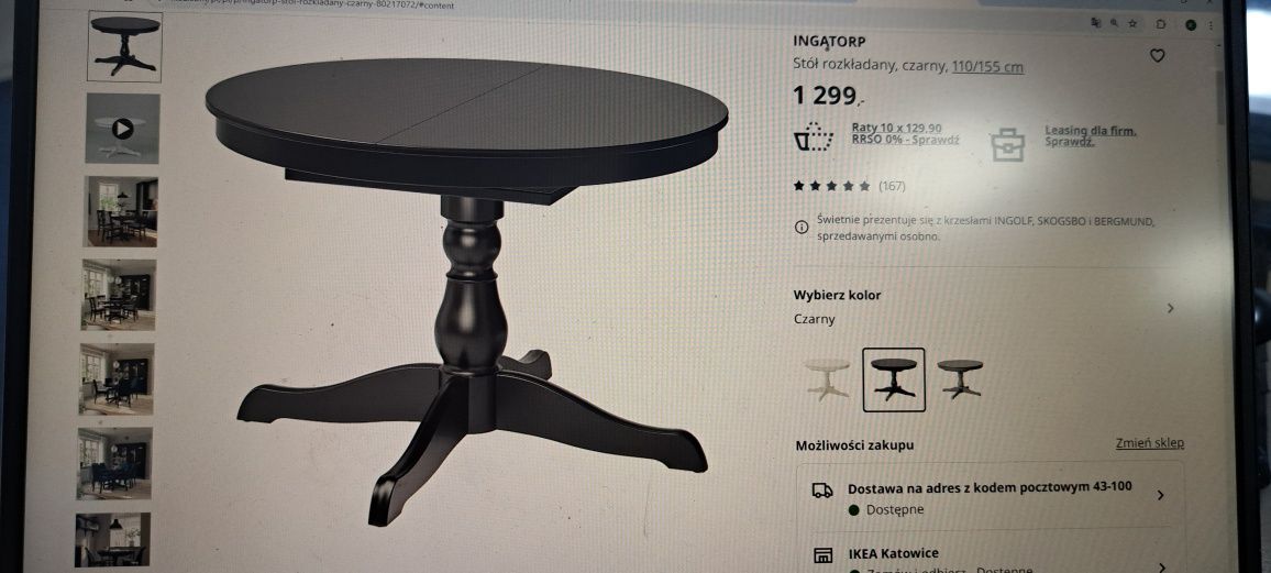 Stół ikea rozkładany