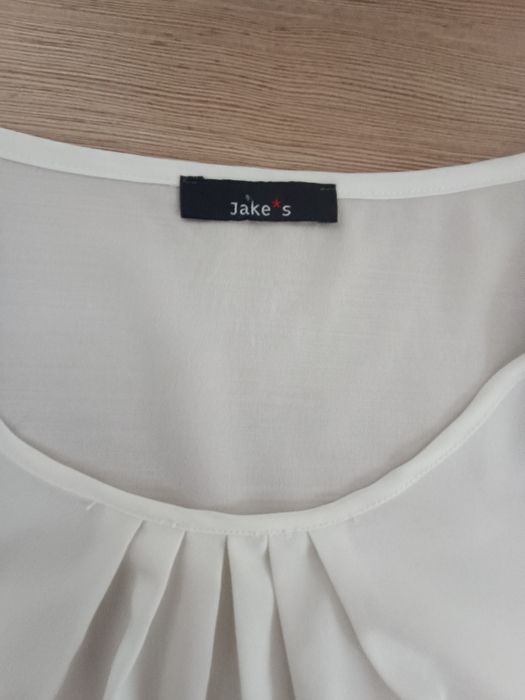 Elegancka biała bluzka firmy Jake's nowa rozmiar 44/46