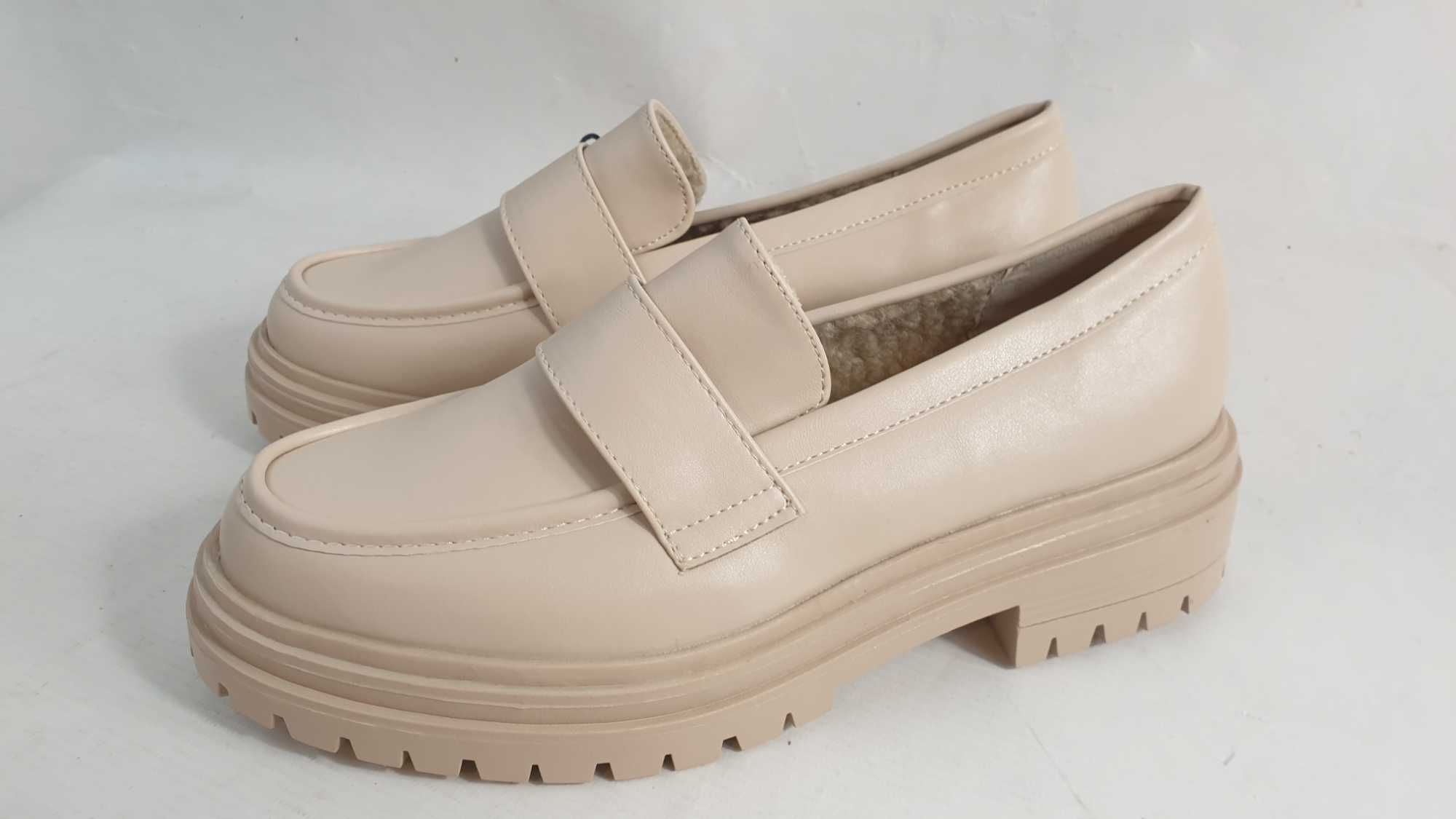 Jenny Fairy Loafersy WS5195-43 Beżowy rozmiar  38