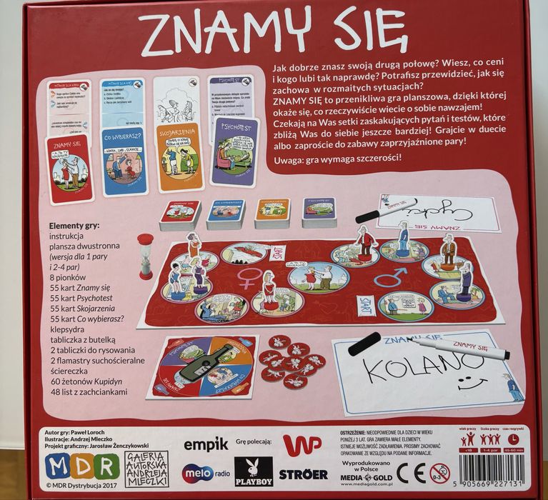 Gra planszowa znamy się. Gierki małżeńskie