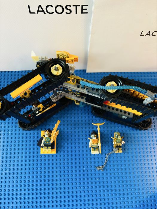 Конструктор Chima, набор Чима і машина  3 фігурки зі зброєю