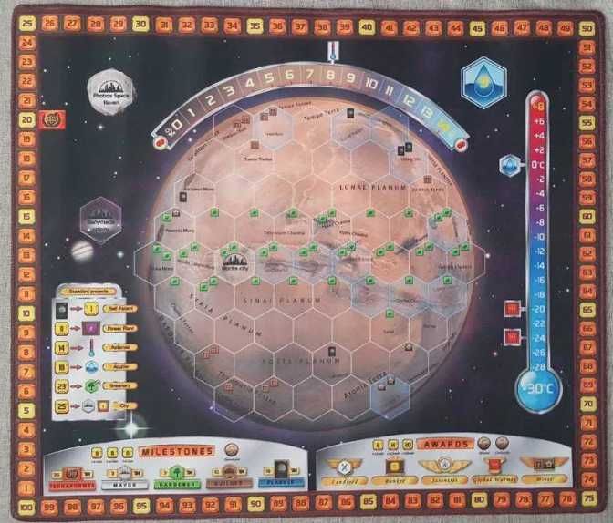 Terraformacja marsa neoprenowa playmata do gry