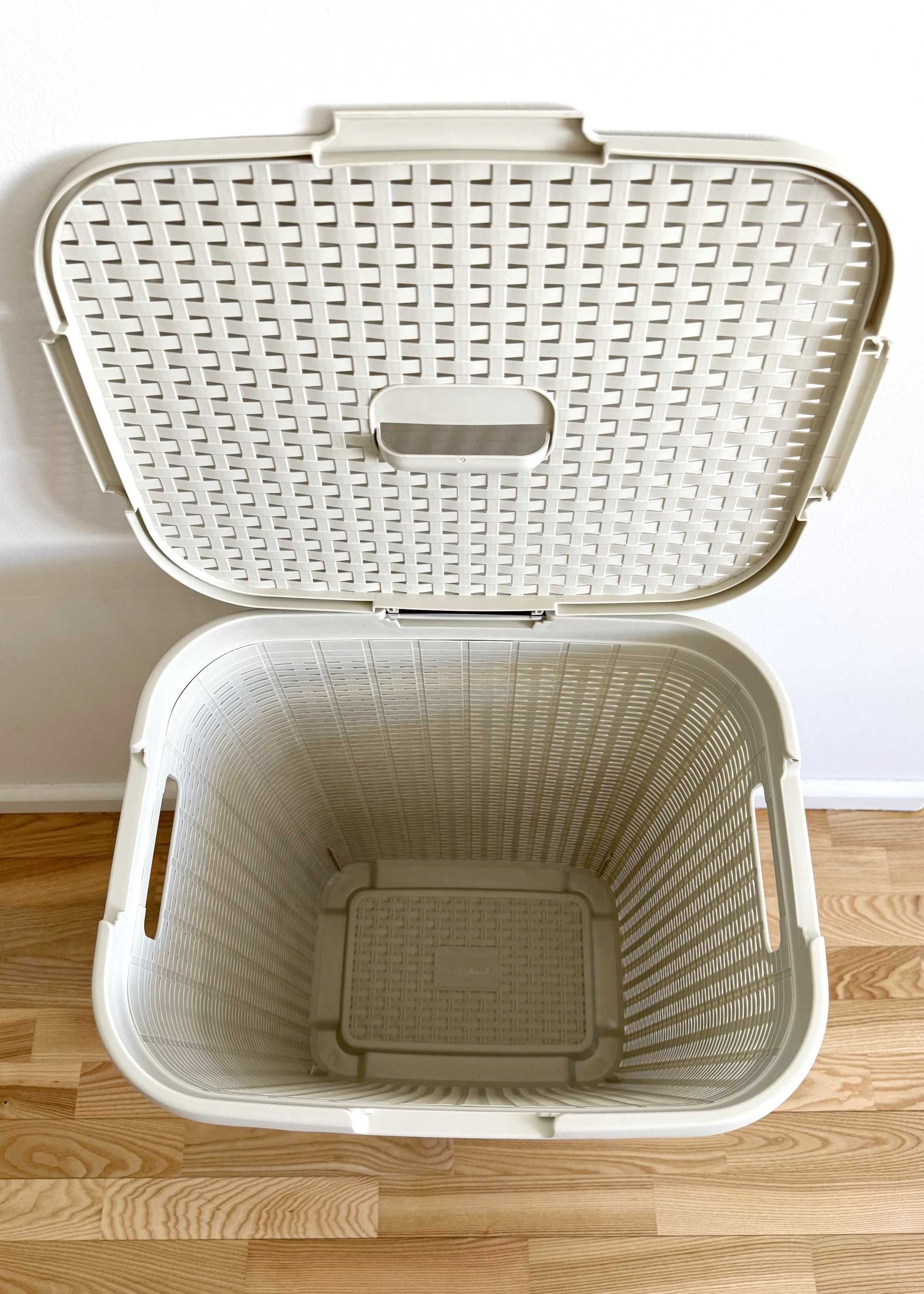Kosz na pranie bieliznę 60L litrów kremowy Curver Style