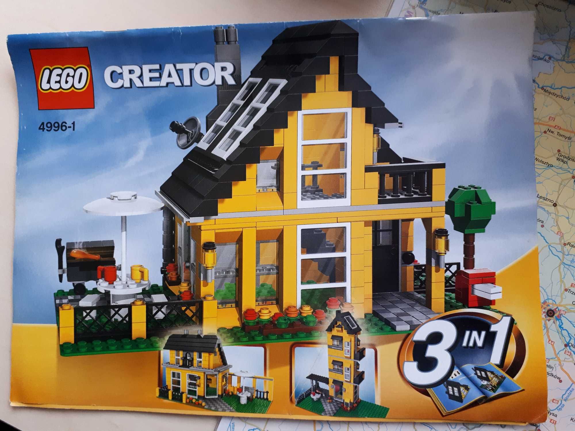 Sprzedam zestaw LEGO CREATOR 4996 3 w 1 Domek plażowy