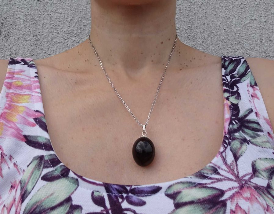 Wisiorek Kwarc dymny Ochrona i uziemienie * CZAROITU CZAR