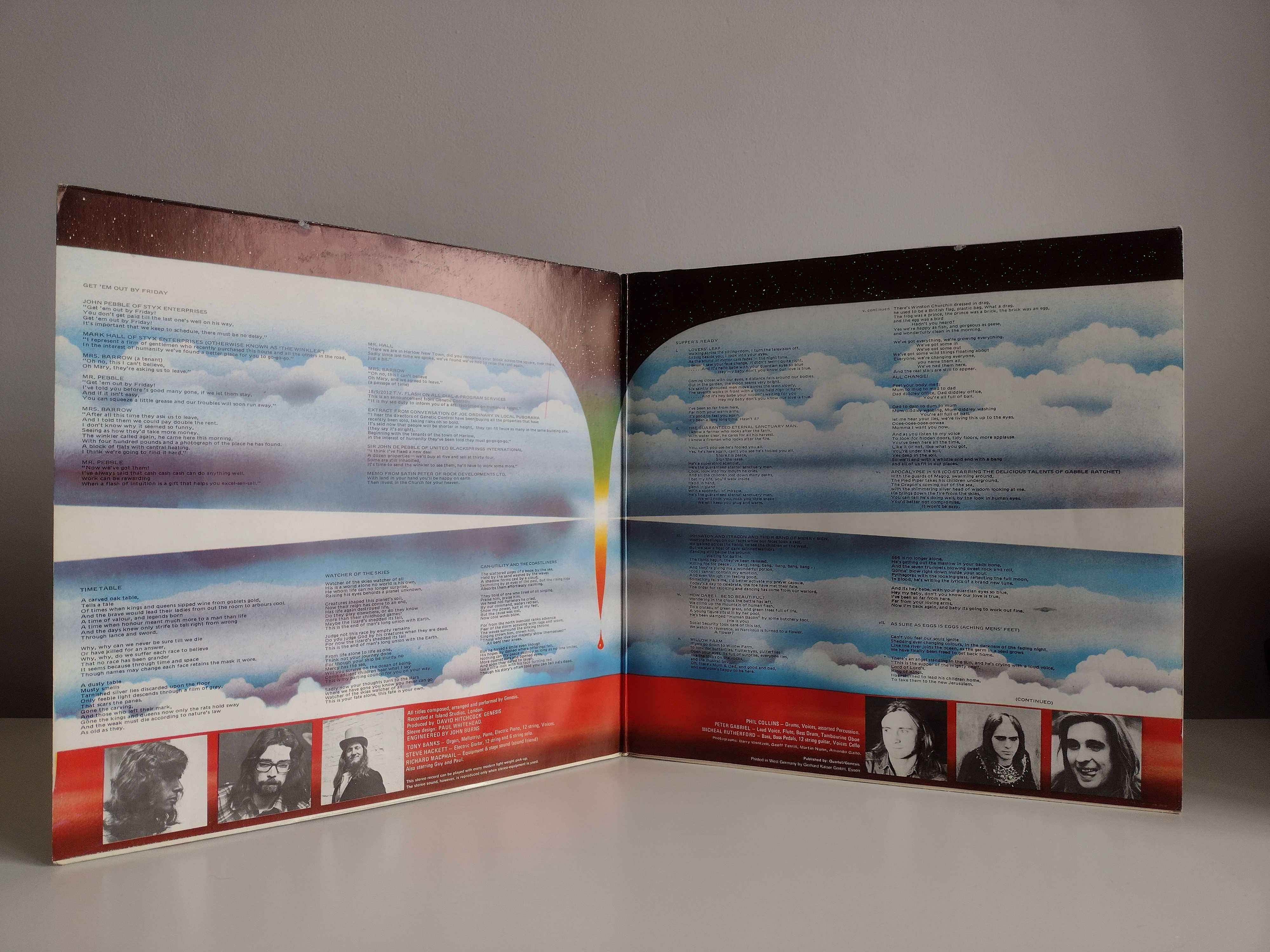Zestaw 5LP Genesis: Foxtrot, Seconds Out, Wind & Wuthering, Abacab, 83