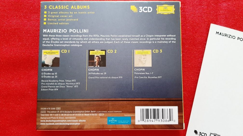 Chopin - Maurizio Pollini - 3 cd