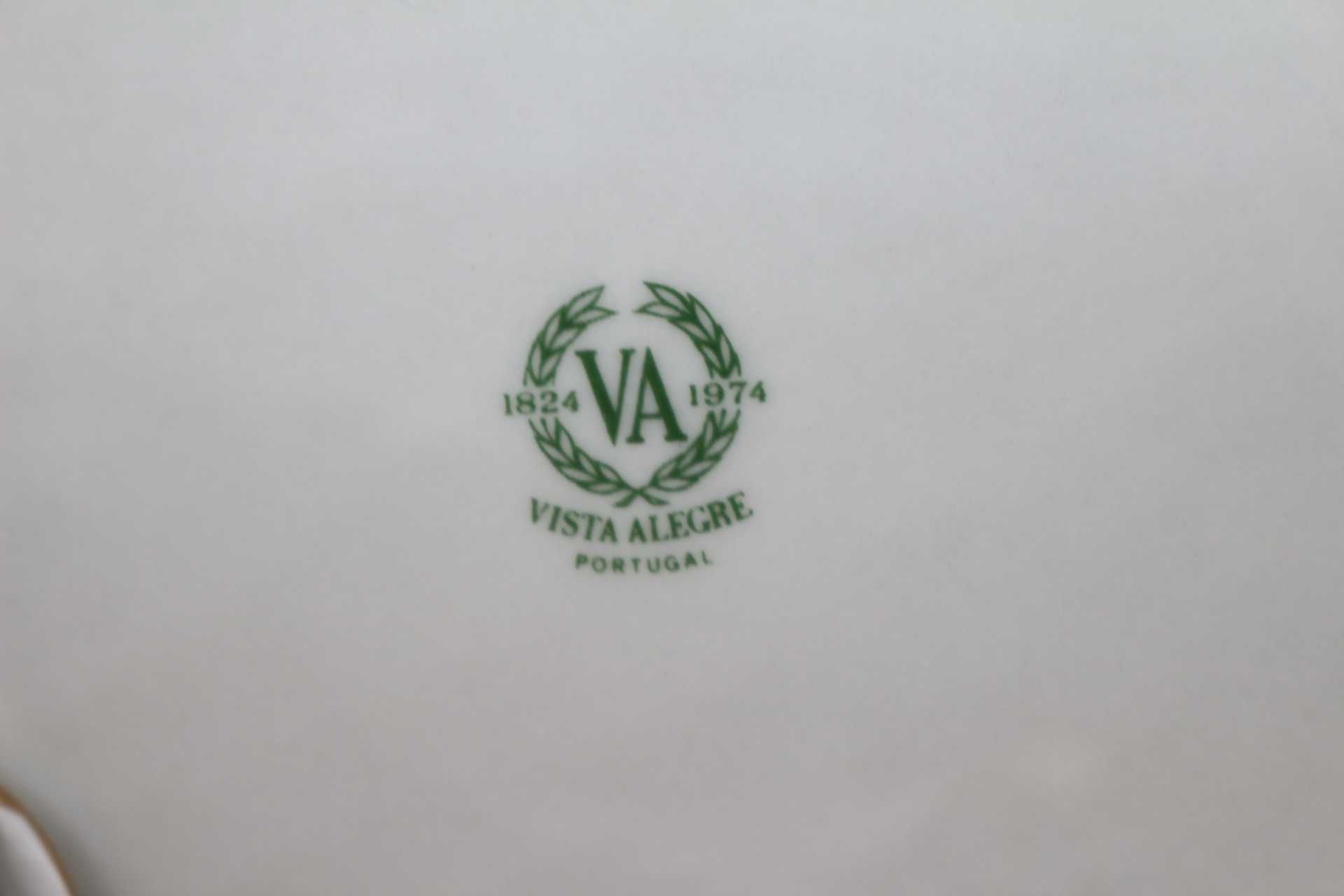 Terrina com Prato LIRAS Vista Alegre 1974 Pintada Mão 20 cm
