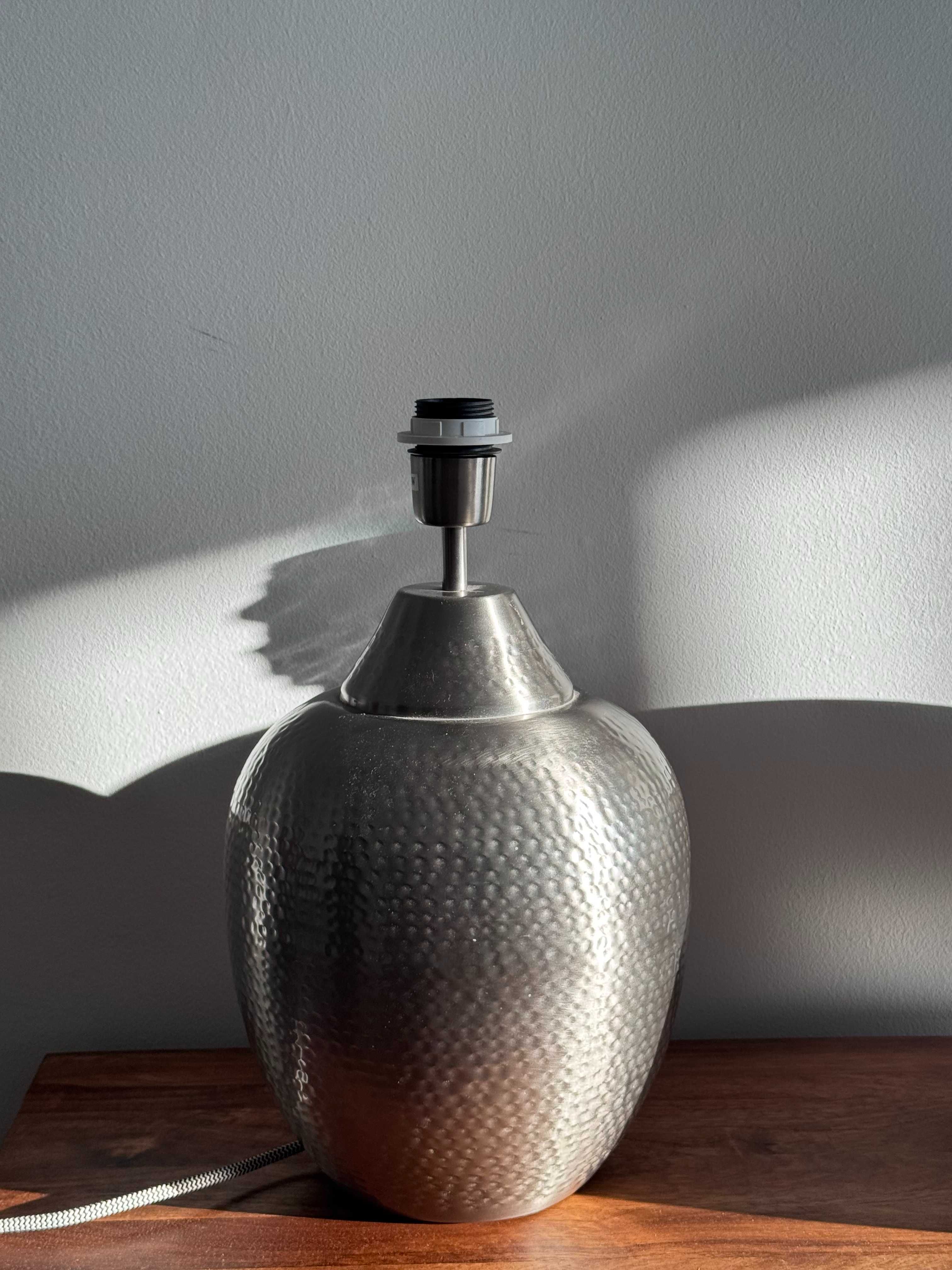 Lampa stołowa Asele Ikea srebrna Typ B0720 ze ściemniaczem