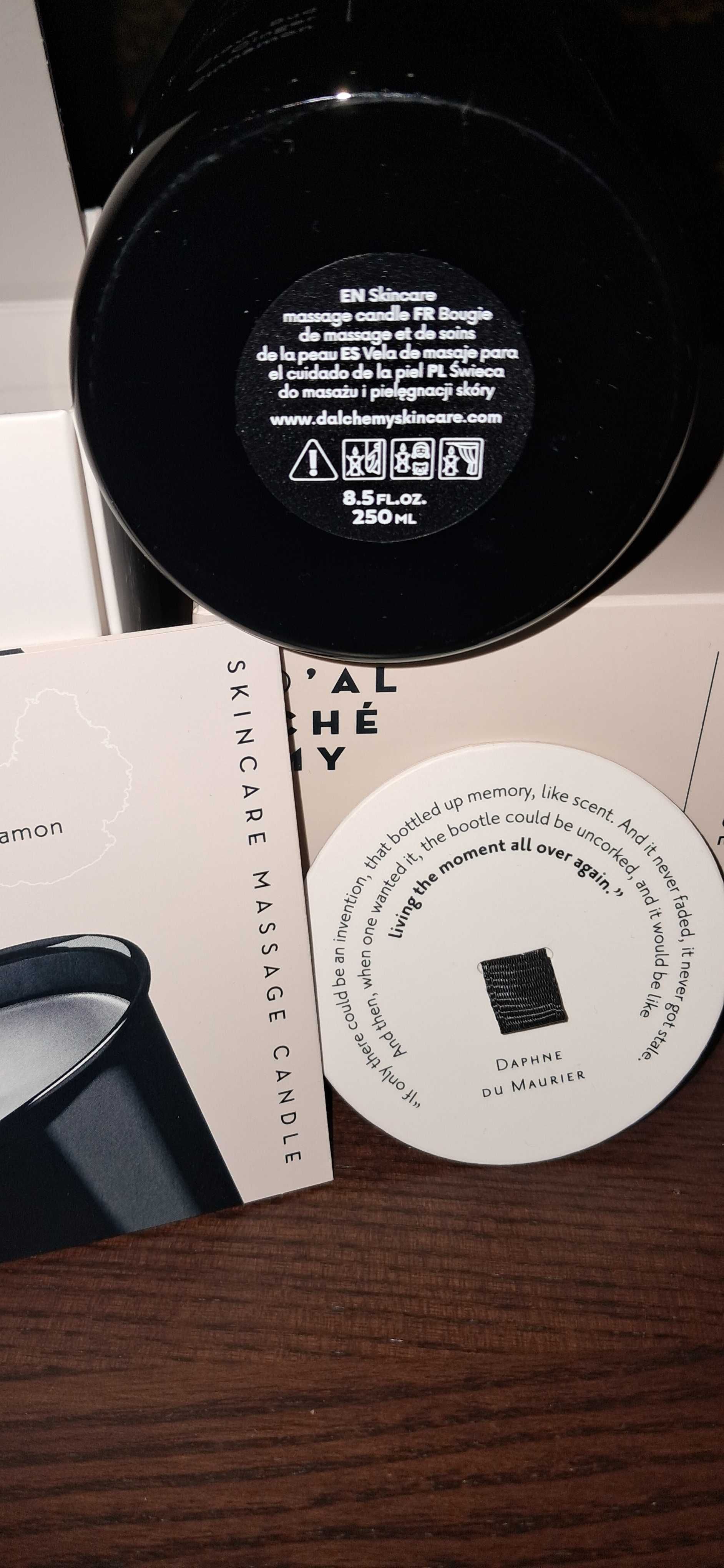 D'ALCHEMY- Świeca do masażu i pielęgnacji skóry  250ml.