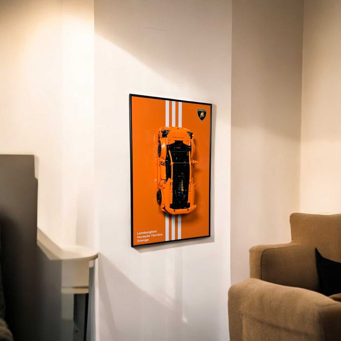 Рамка для LEGO Technic Lamborghini Huracán Tecnica Orange 42196 Лего