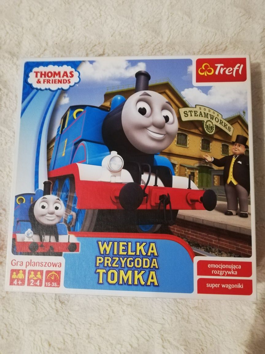 2x Gra Wielka przygoda Tomka puzzle Tomek i przyjaciele