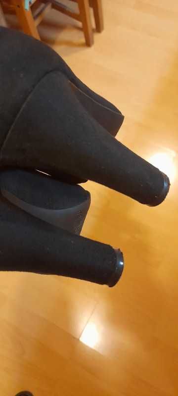 Graceland, 40, eleganckie  czarne buty/czółenka na obcasie, 27zl