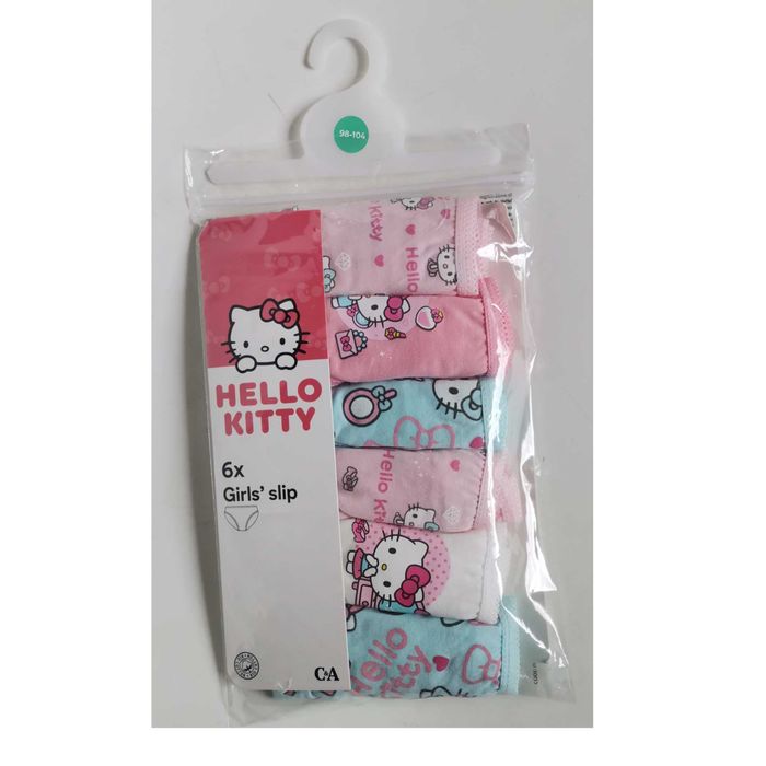 C&A majtki 98/104 kot Hello Kitty zestaw 6 szt