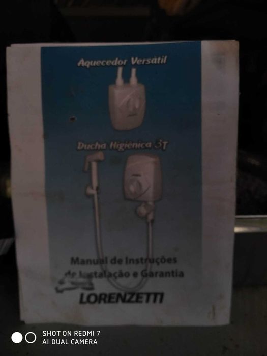 Aquecedor esquentador eléctrico Lorenzetti