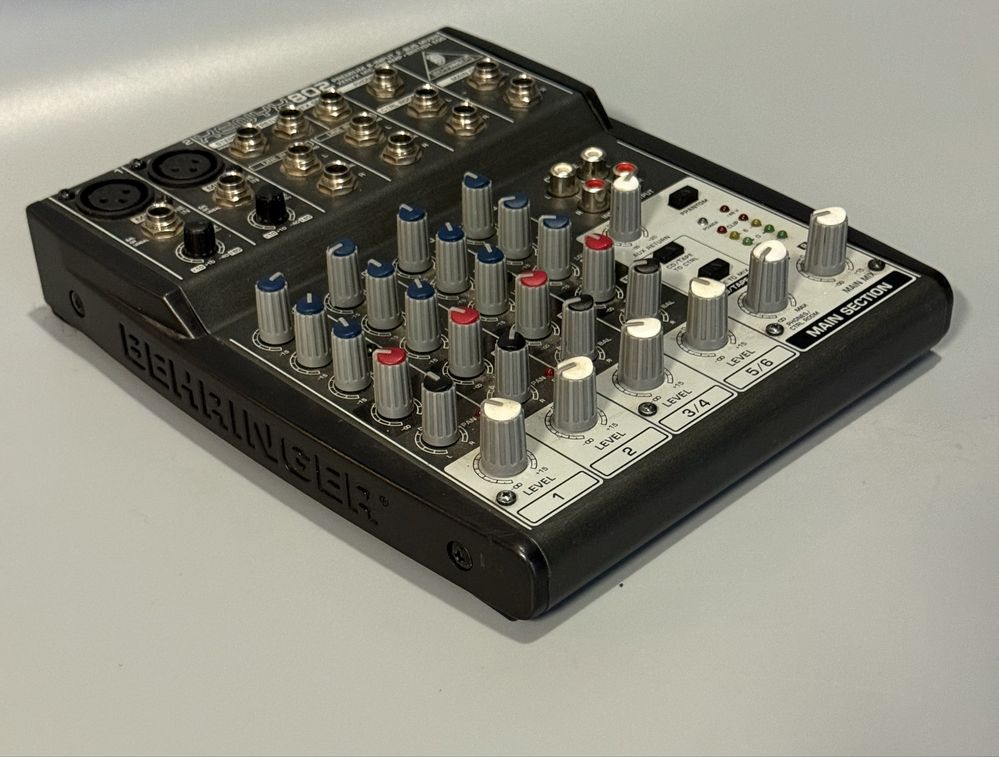 Mixer BEHRINGER PRO XENYX 802 zadbany komplet, Polecam