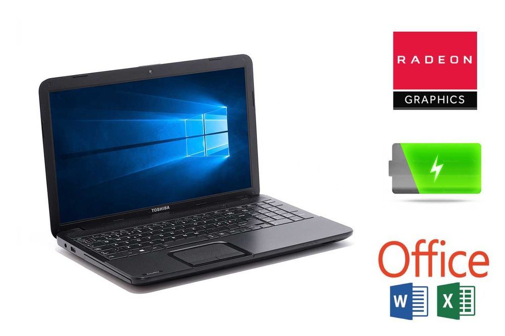 ⫸ Надежный ноутбук Toshiba Satellite L850 | Windows 10 + Office 2019