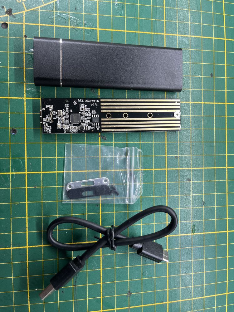 Etui USB C do M.2 B ngff PCIE SSD