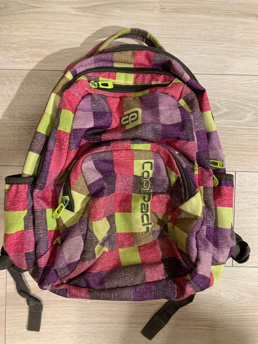 Śliczny plecak w kolorową kratkę w firmy CooPack