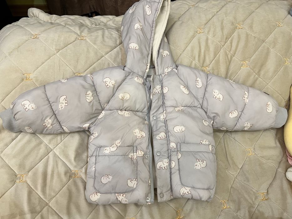 Зимова ( єврозима) курточка на дівчинку 80 см