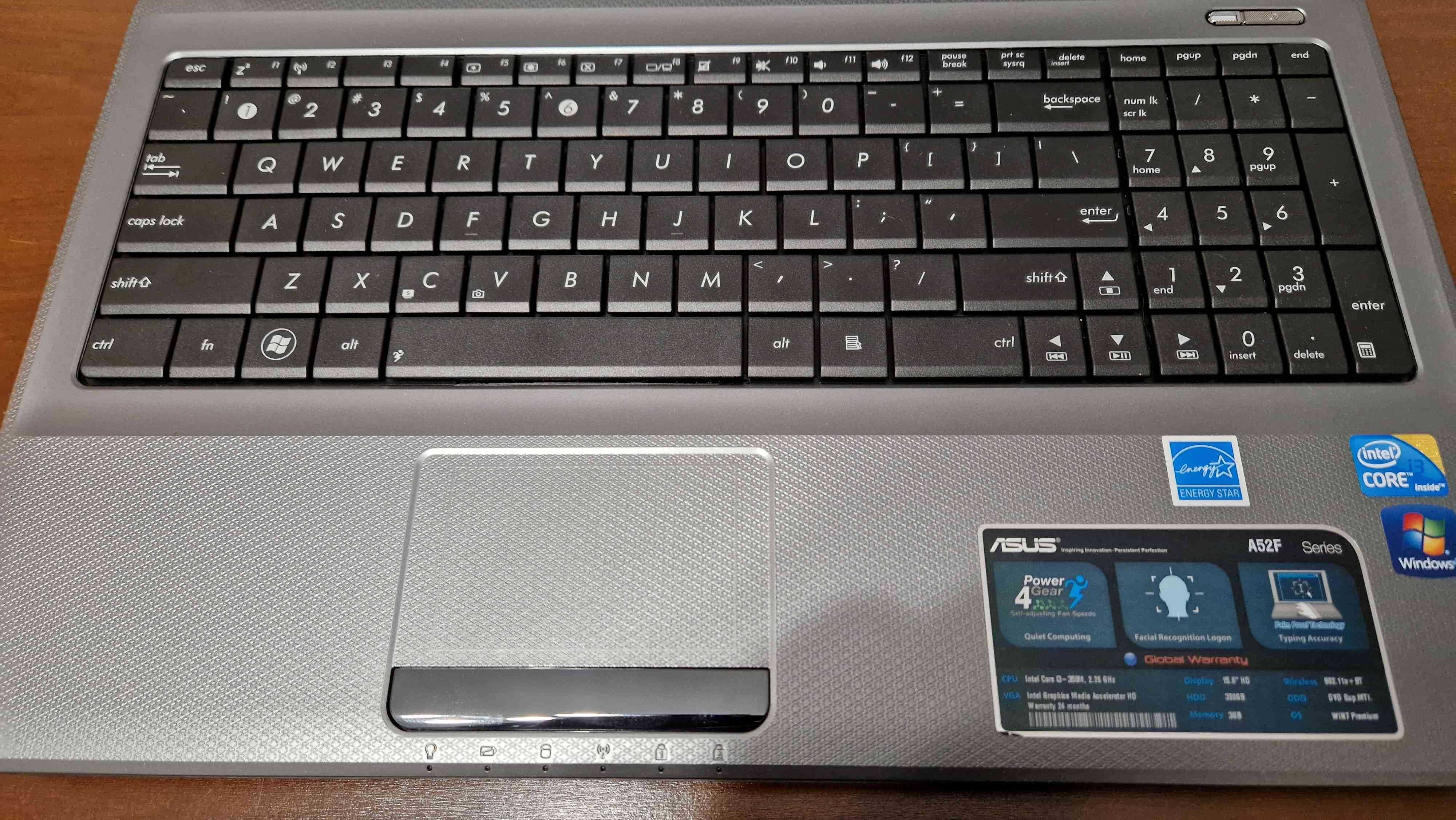 Laptop ASUS A52F
